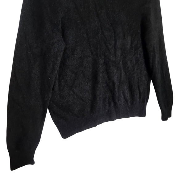 Quince Sweater Women's XL Black Mongolian Cashmere Crewneck Quiet Luxury - Picture 4 of 10